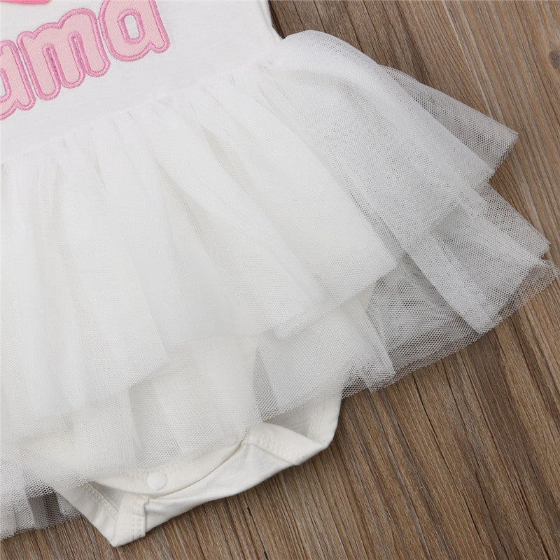 0-24M Baby Girl I Love Papa/Mama Romper Summer
