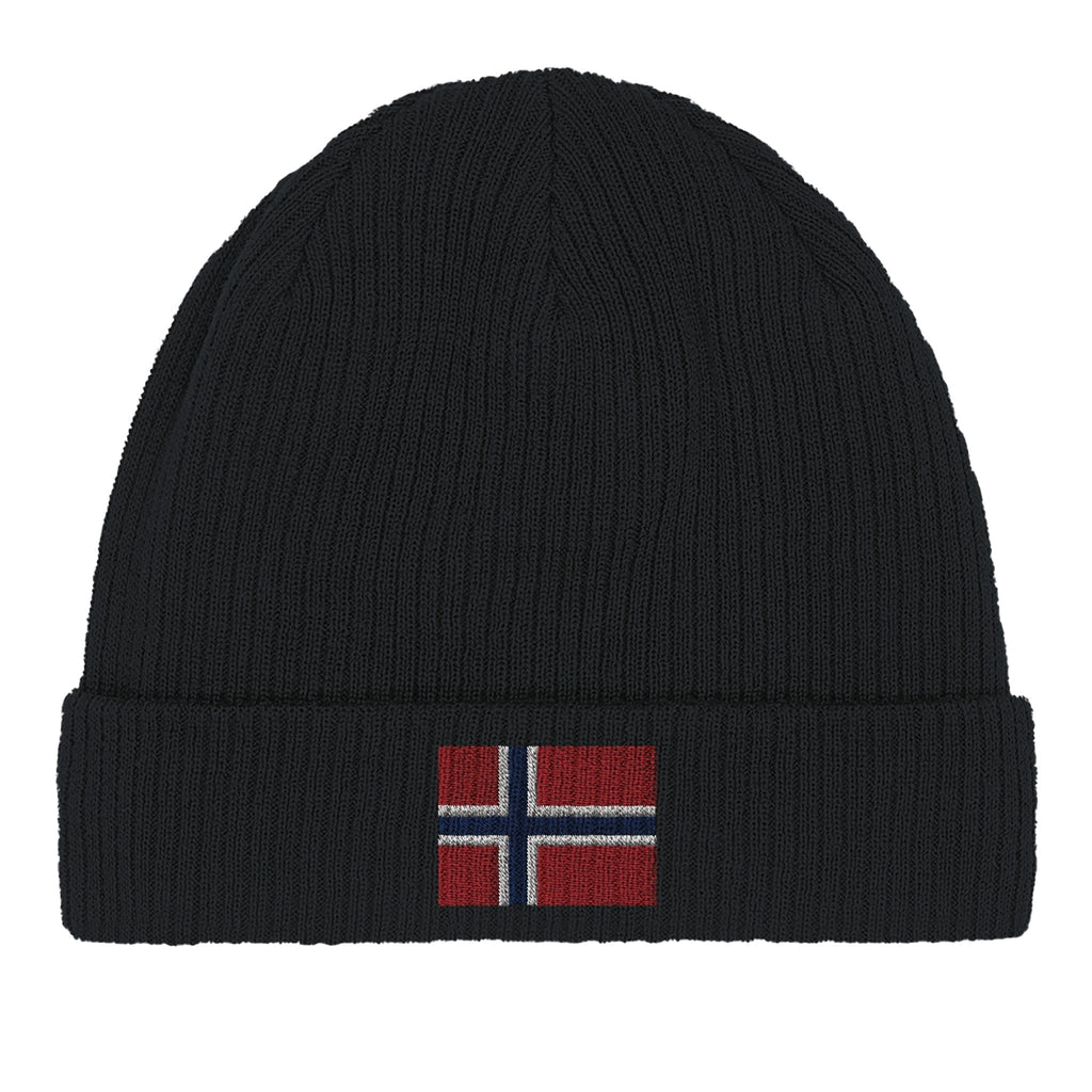 Cotton Beanie – Bouvet Island Flag – Embroidery