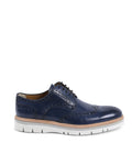 Dee Ocleppo Men's Brogue Shoes EB131 WHITE BLUE SC LUC GALLO