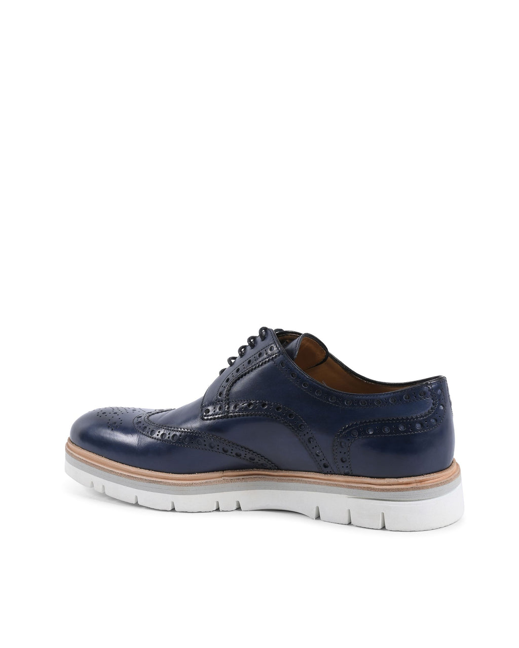 Dee Ocleppo Men's Brogue Shoes EB131 WHITE BLUE SC LUC GALLO