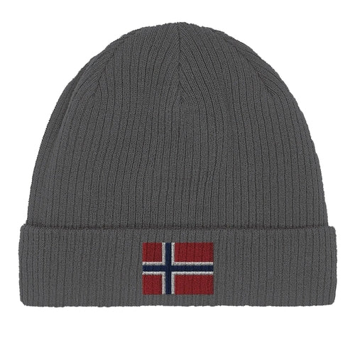 Cotton Beanie – Bouvet Island Flag – Embroidery
