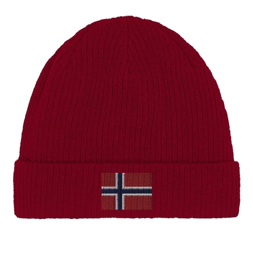 Cotton Beanie – Bouvet Island Flag – Embroidery