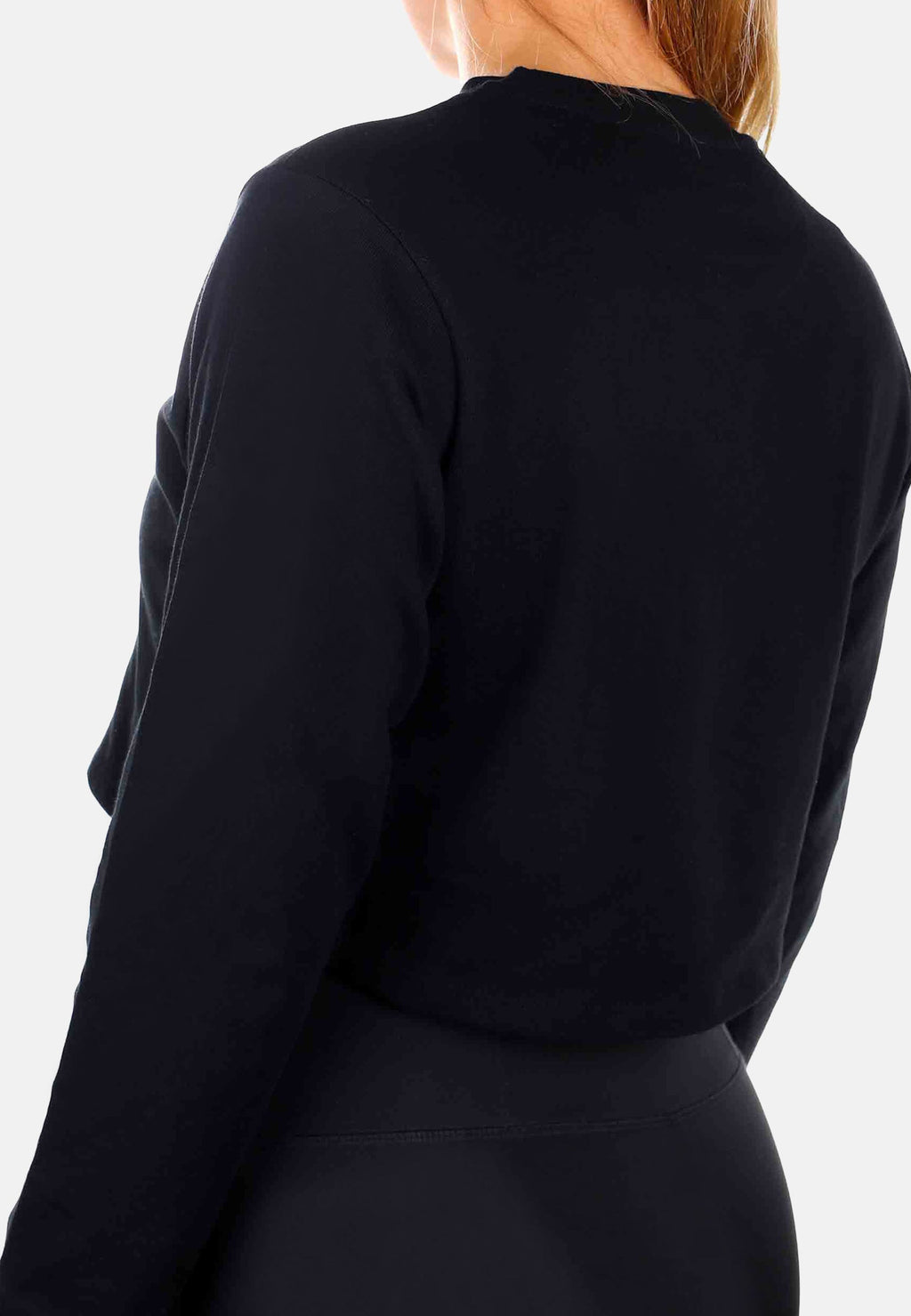 Crop Hoodie ICON - black - Women