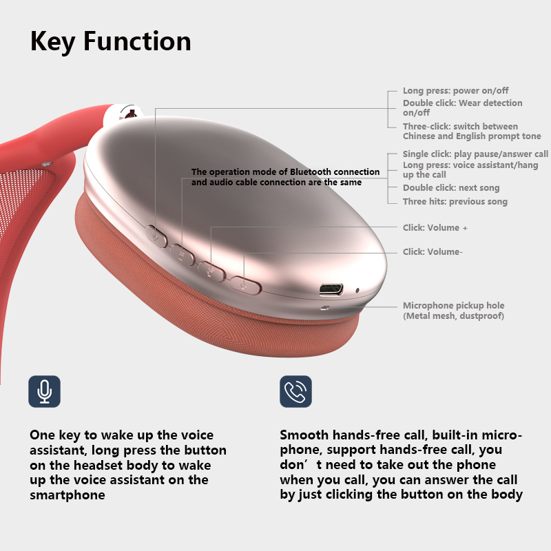 Sport Bluetooth Wireless Headphones with Wear Sensor