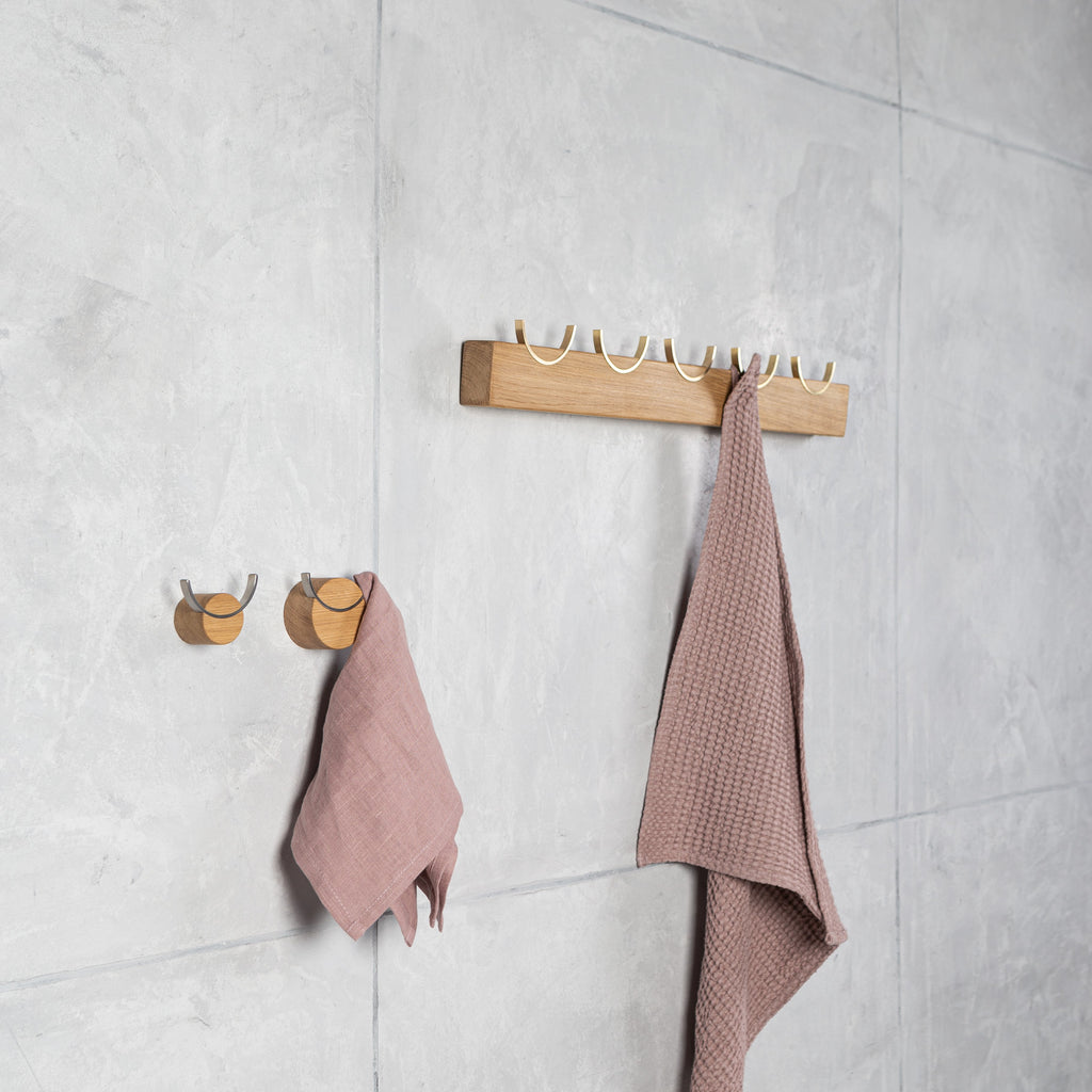 Coat rack DEER | oak wood or walnut colored oak wood