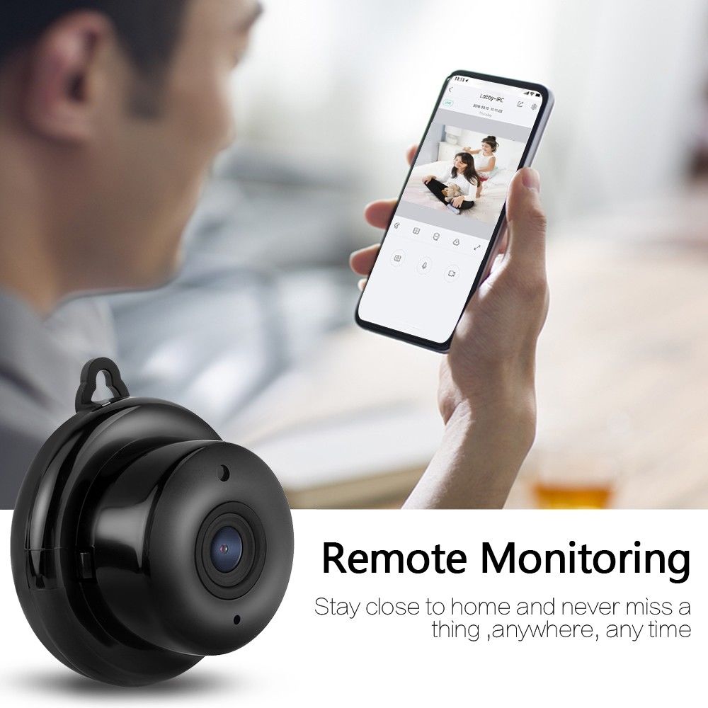 HD 1080P Mini WiFi Hidden Wireless IP Camera