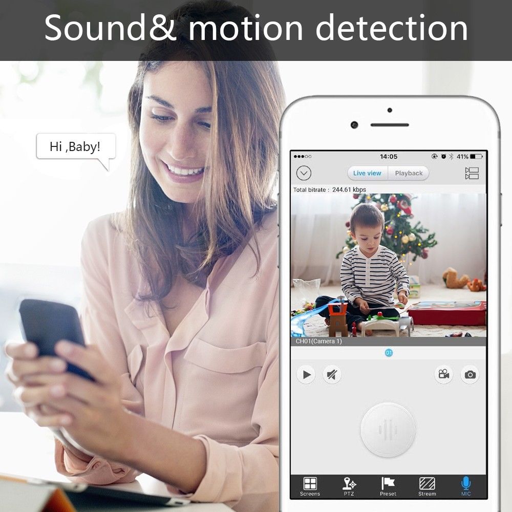 HD 1080P Mini WiFi Hidden Wireless IP Camera