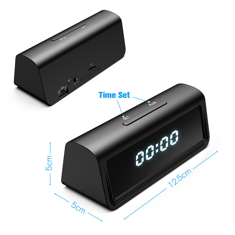 4K WiFi Hidden Clock Micro Camera Security Camera IR Night Vision