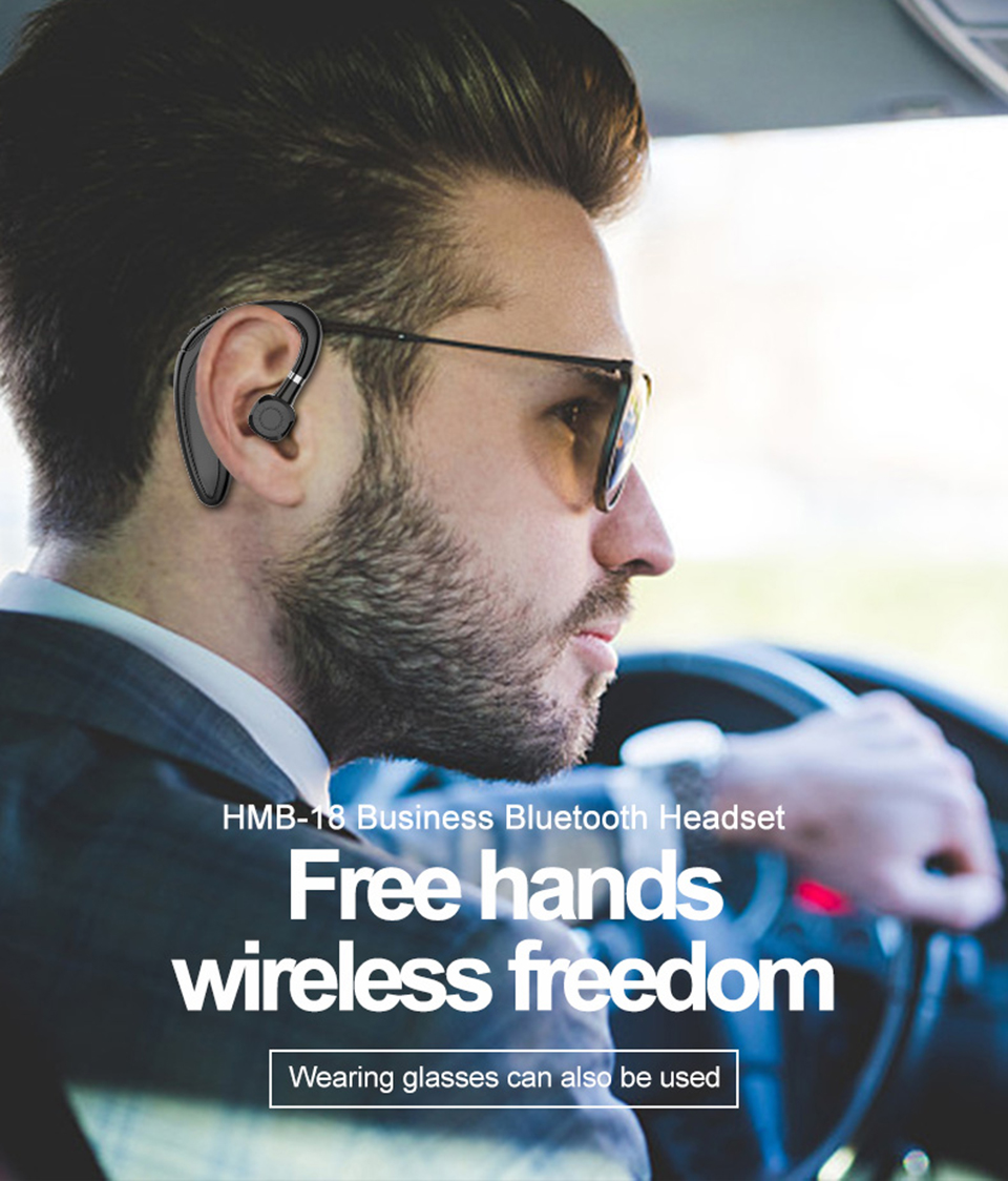Long Standby Hands-free Wireless Bluetooth 5.0 Headset