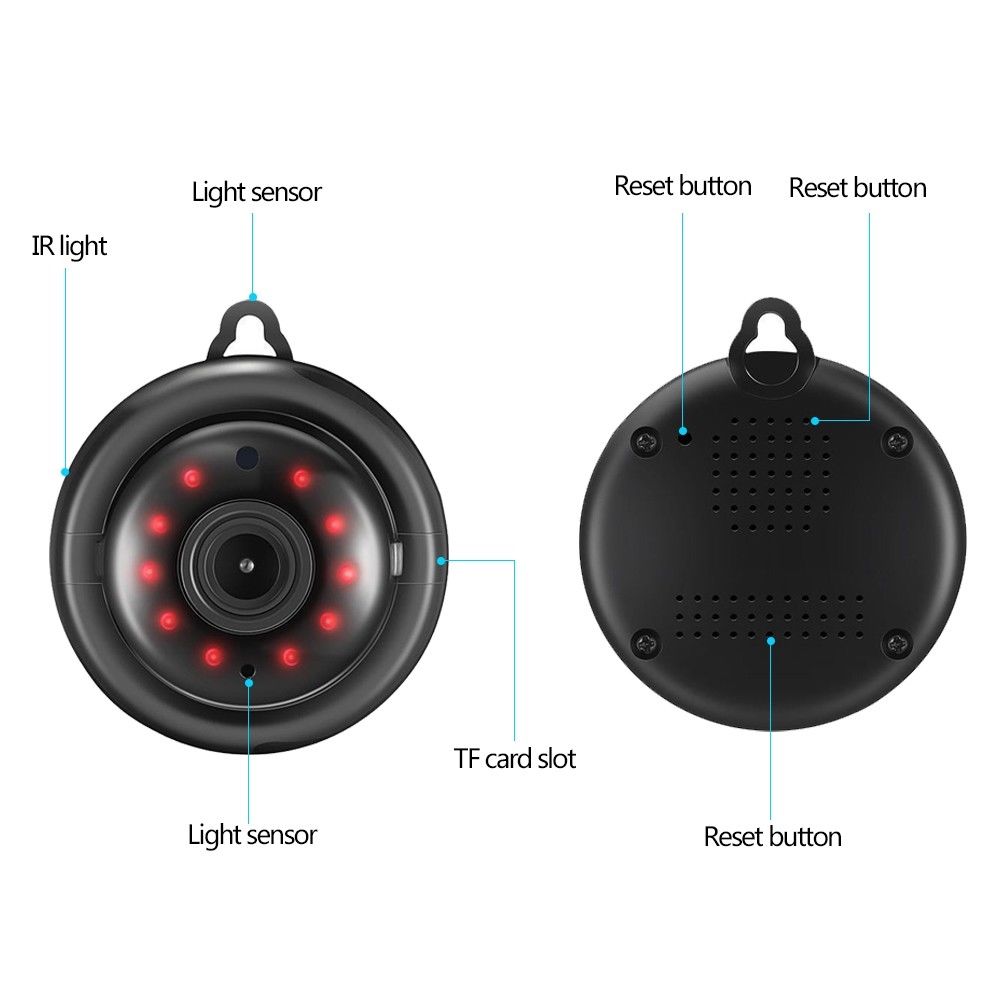 HD 1080P Mini WiFi Hidden Wireless IP Camera