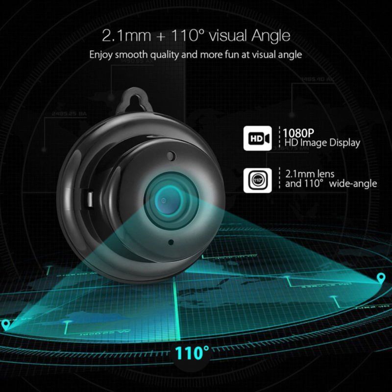 HD 1080P Mini WiFi Hidden Wireless IP Camera