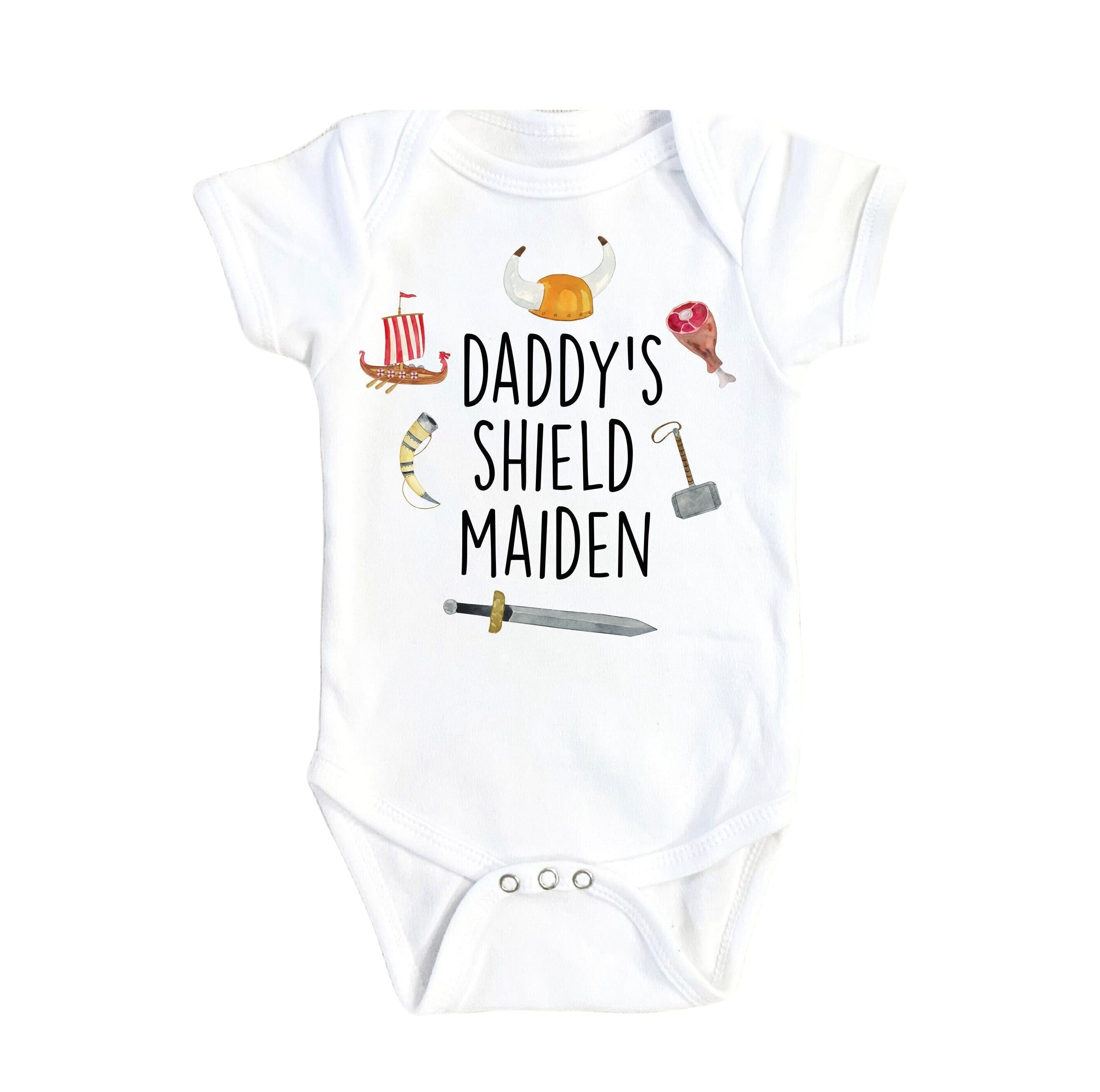 Viking Daddy - Baby Boy Girl Clothes Infant Bodysuit Funny Cute