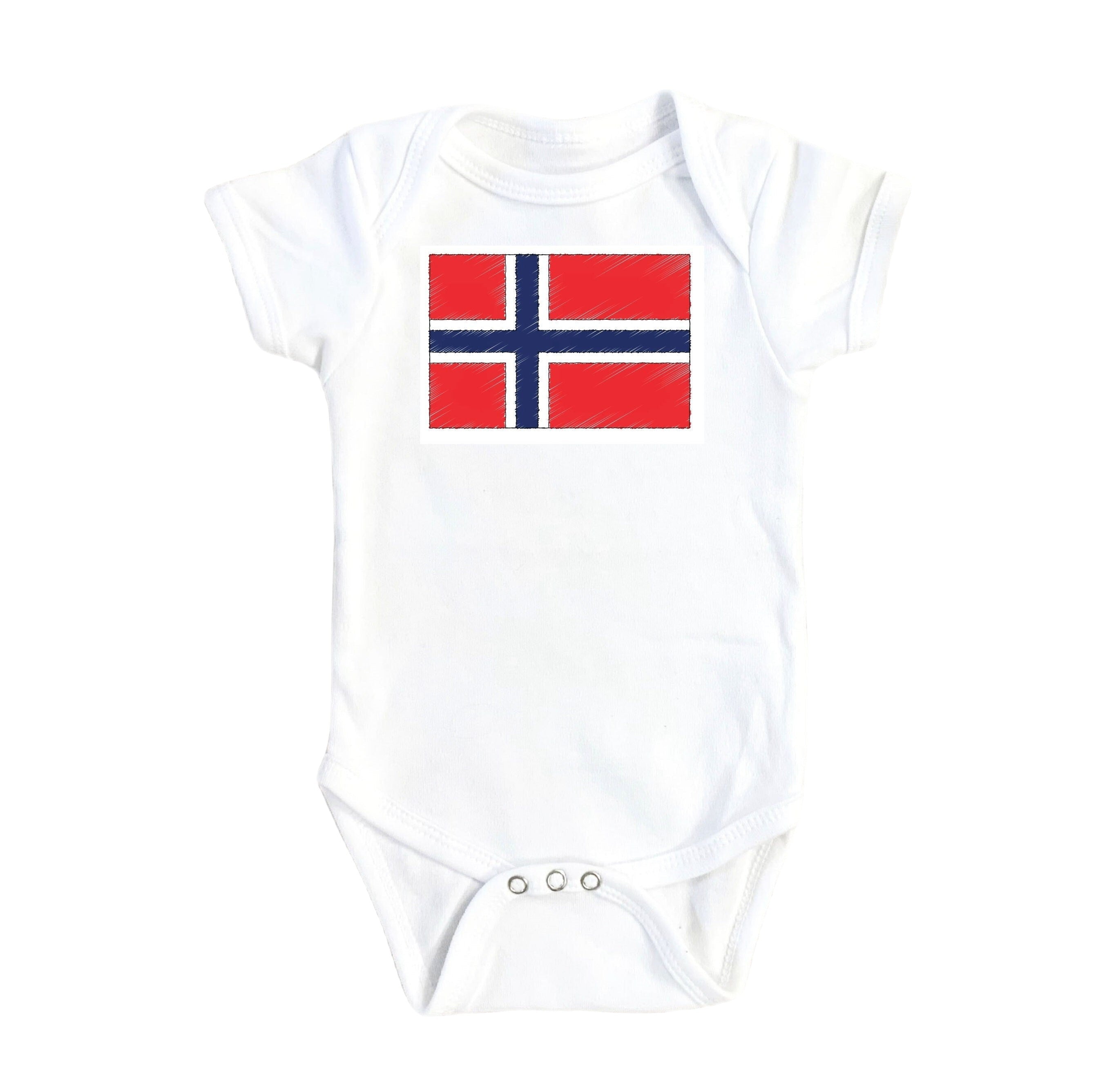 Norway - Baby Boy Girl Clothes Infant Bodysuit Funny Cute Newborn 1D