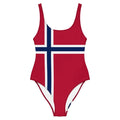 Women's Swimsuit – Norway Flag – 1 Piece