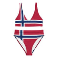 Women's Swimsuit – Norway Flag – 2 Piece