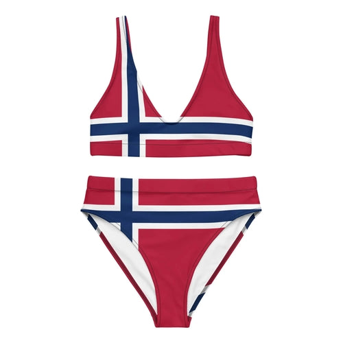 Women's Swimsuit – Norway Flag – 2 Piece