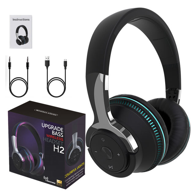 Ninja Dragon trådløst lysskiftende Bluetooth gaming-hodesett