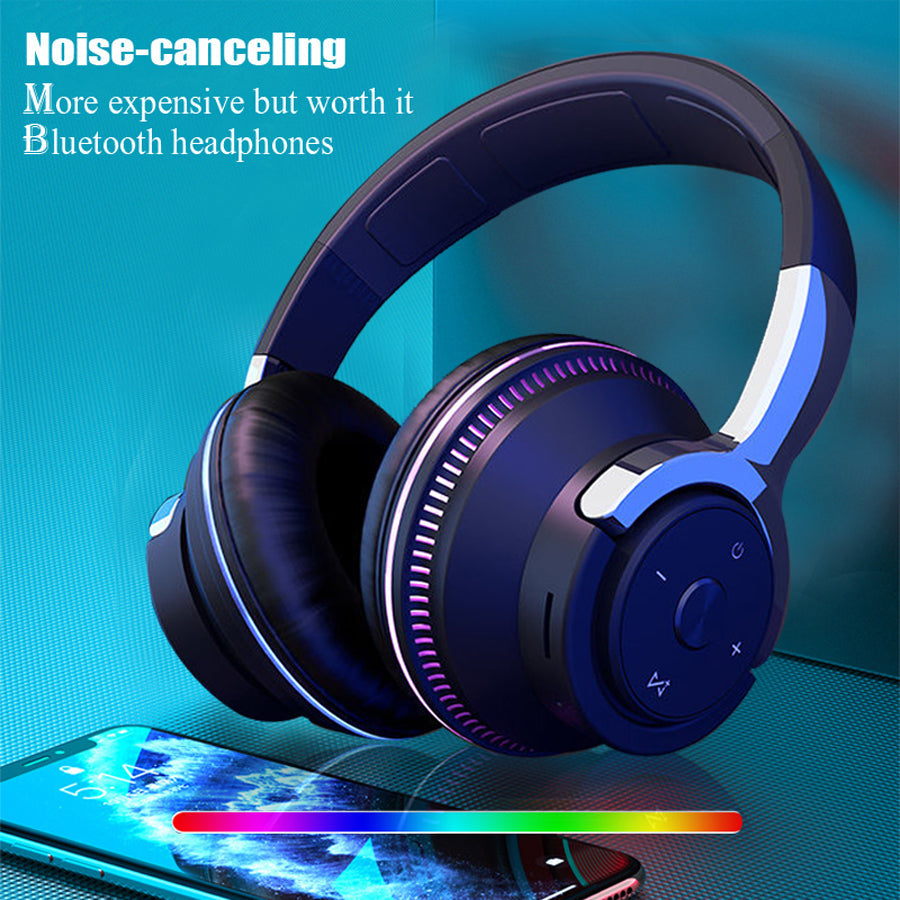 Ninja Dragon trådløst lysskiftende Bluetooth gaming-hodesett